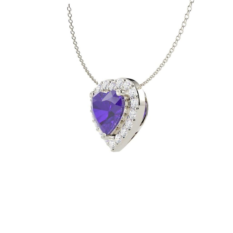 Gifts GEORGE THOMPSON | The Melodina Heart Shape Amethyst