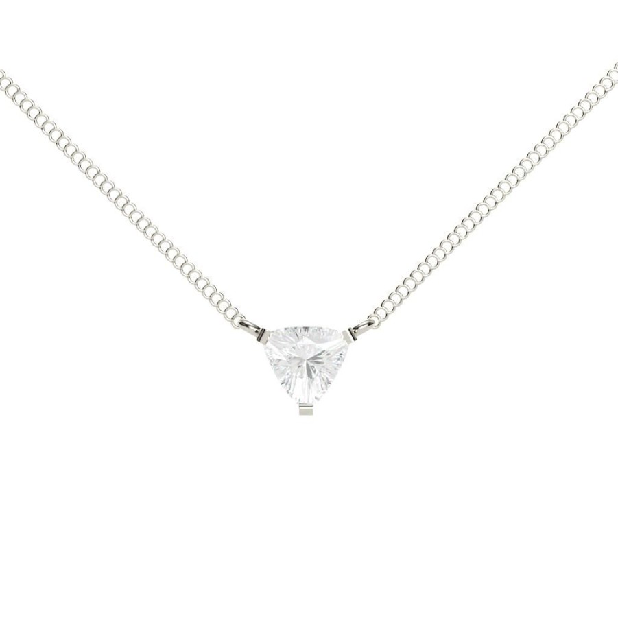 Gifts GEORGE THOMPSON | The Amiana Trilliant Cut Solitaire Pendant