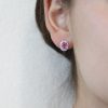 Gifts GEORGE THOMPSON | The Oval Shape Pink Sapphire Earrings