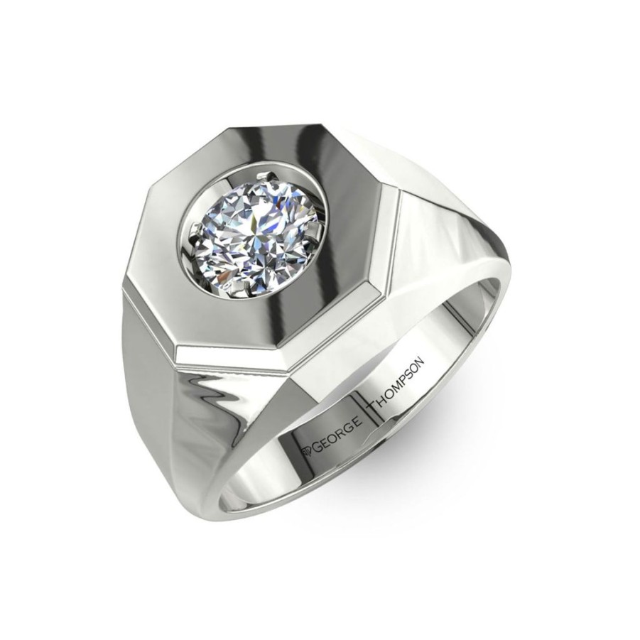 Engagement & Wedding GEORGE THOMPSON | The Custom Designed Of 0.51 Ctw Diamond Ring