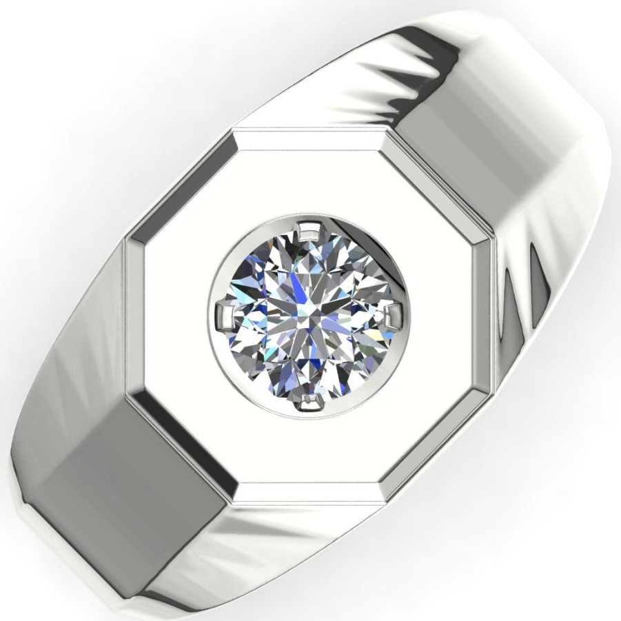 Engagement & Wedding GEORGE THOMPSON | The Custom Designed Of 0.51 Ctw Diamond Ring