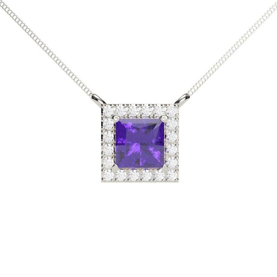 Gifts GEORGE THOMPSON | The Antana Princess Cut Amethyst