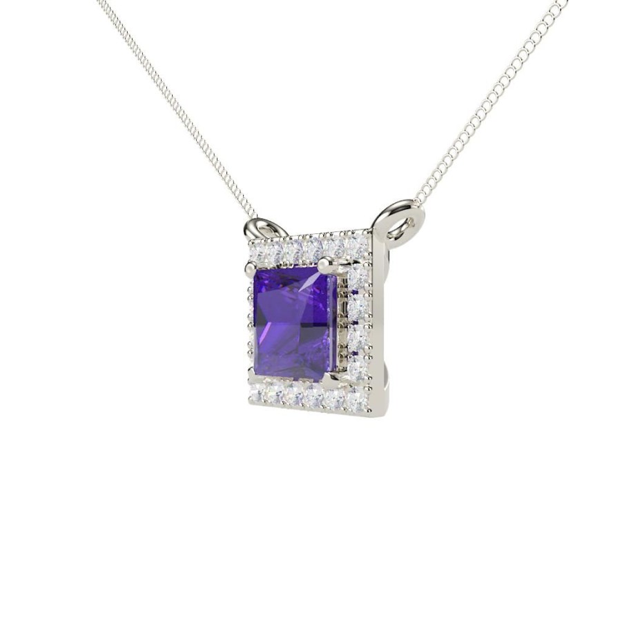 Gifts GEORGE THOMPSON | The Antana Princess Cut Amethyst